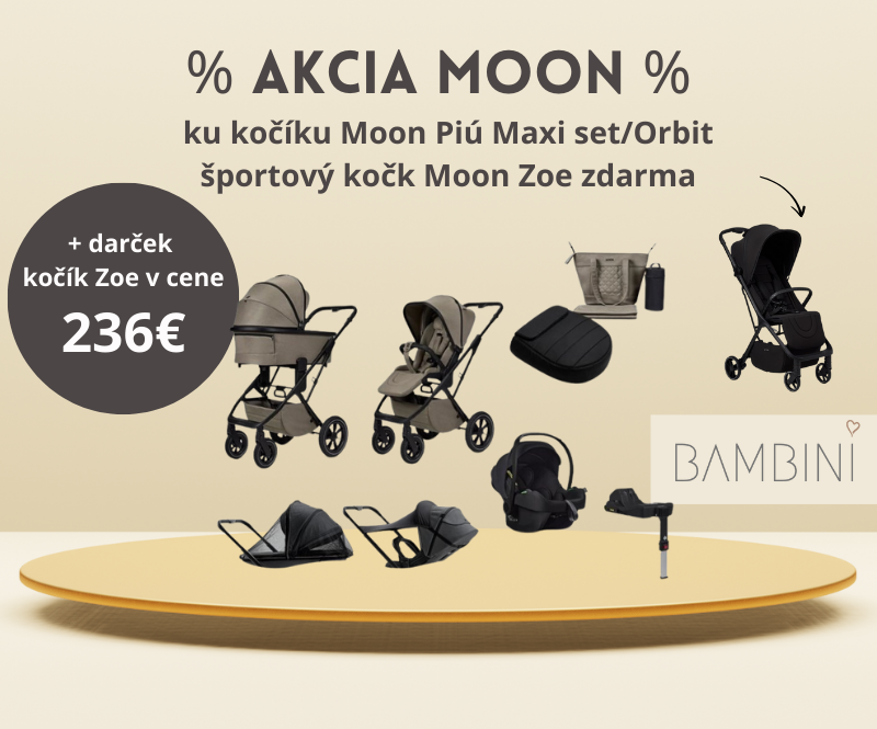 Kočík Moon Piú maxi set